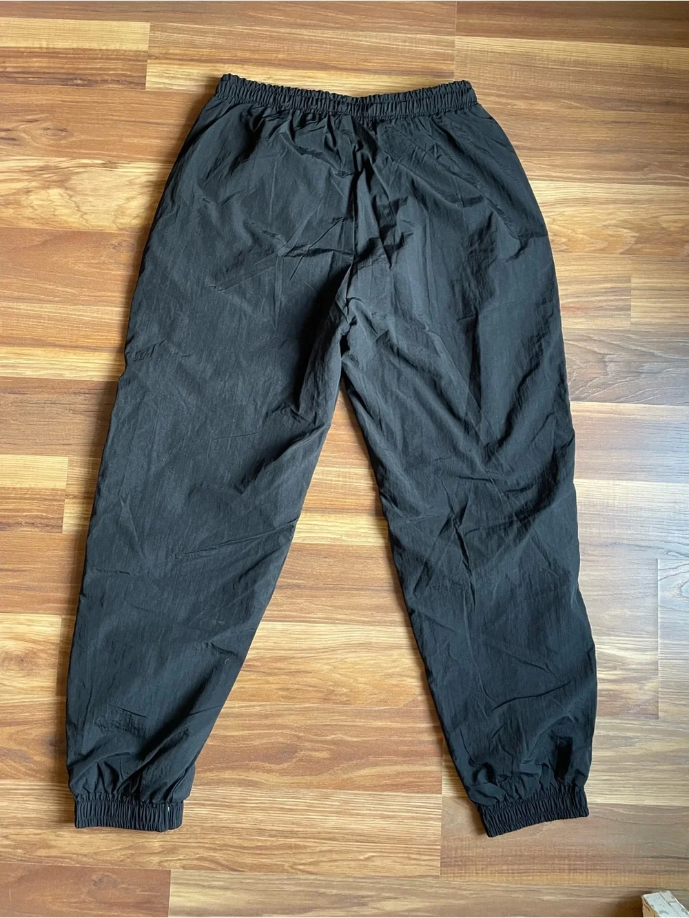 Wilo‎ The Label Women's Parachute Joggers Nylon Pants Size Large Black